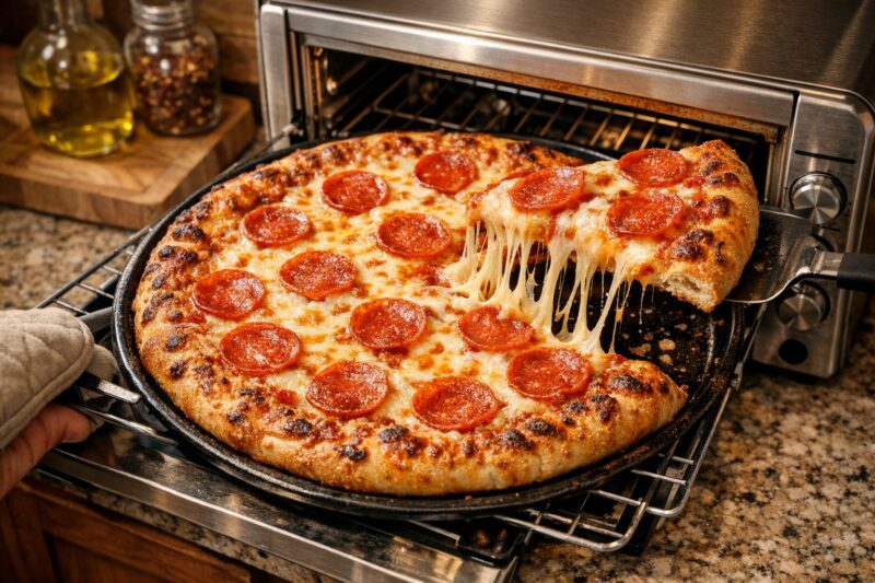 コストコ冷凍ピザのトースターでの焼き方